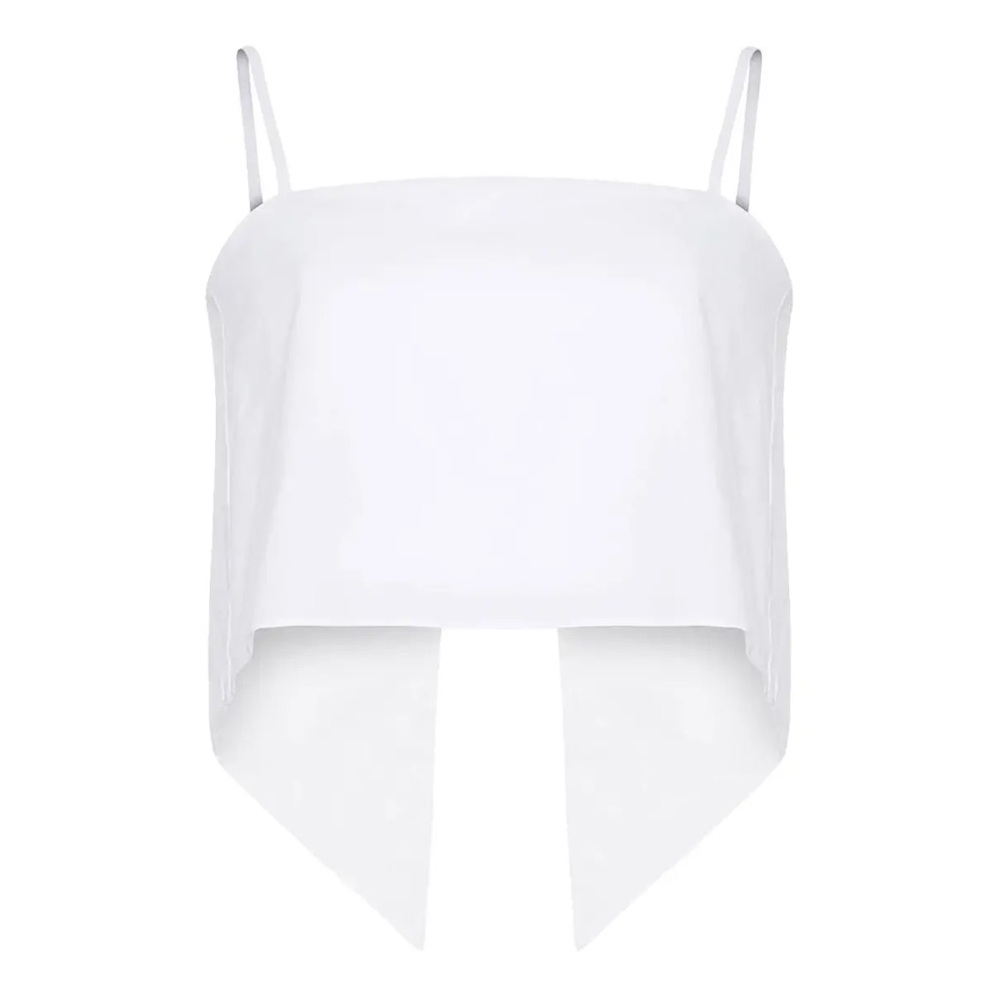Cara Cara white Lizzie top. Size small